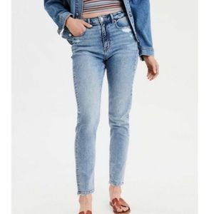AE Stretch Curvy Mom Jeans